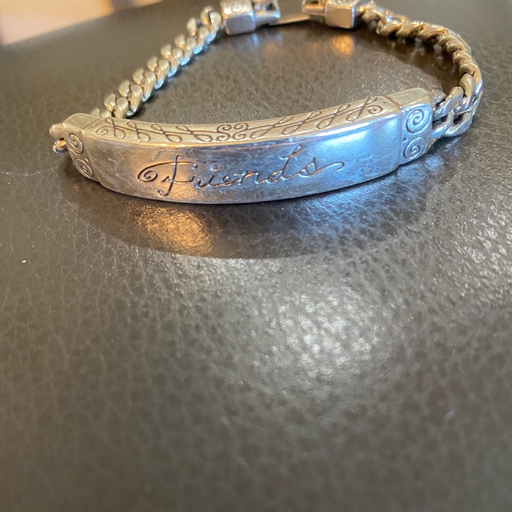 Brighton silver plated “FRIENDS” bracelet